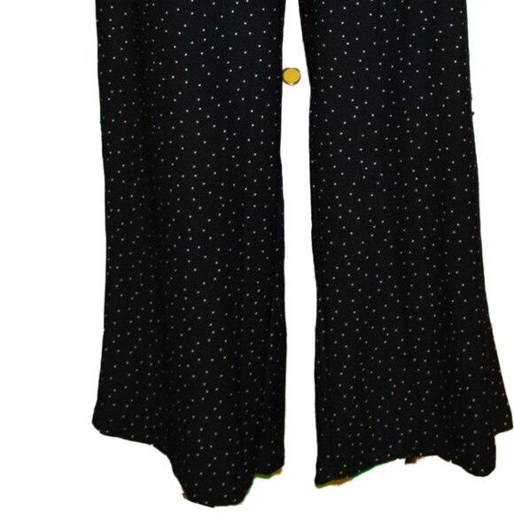 Women's Wide Leg Pants Solid Color Loose Trousers Sexy - Picture 4 of 4
